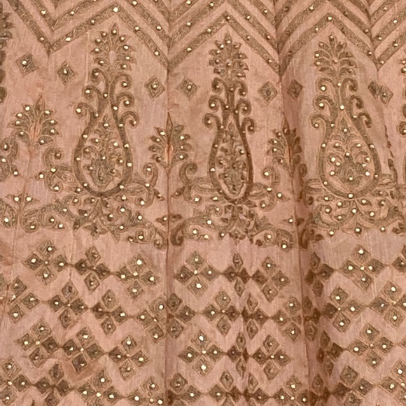 [New] Elegant Pastel Anarkali Indian Gown - Picture 6 of 6